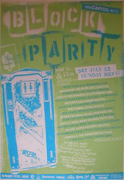 Presidents of the USA - Capitol Hill Block Party - Poster 2003