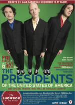 Poster - PUSAFEST - The Showbox - Seattle WA (PUSA / Presidents Of THE USA with Dave Dederer)
