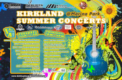 Poster - Caspar Babypants - Kirkland Summer Concerts - Children music