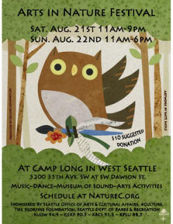 Poster - 2010 - Caspar Babypants (Chris Ballew from PUSA) plays at Arts In Nature