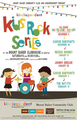 2011 - Poster - Caspar Babypants (Chris Ballew from the Presidents) at Mount Baker Community Center