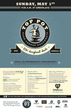2011-05-01 - Caspar Babypants Poster - Top Pot Doughnuts