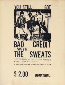 Bad Credit - Jason Finn (PUSA) - Mike Wells - Poster from 1984
