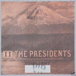 Press / VIP / Poster / Photo - The Presidents Of The USA - PUSA 97