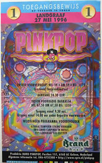 1996 05 27 Pinkpop Poster2 Small